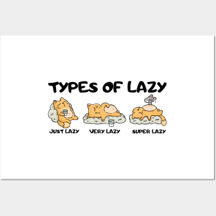 Types of lazy Posters and Art